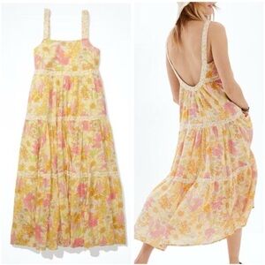 AE Floral Print Boardwalk Midi Dress